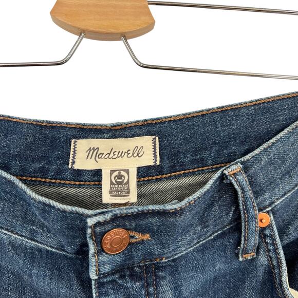 Madewell The Petite Darted Barrel-Leg Jean Softdrape Edition Leeds Wash Size 31P - Picture 10 of 13